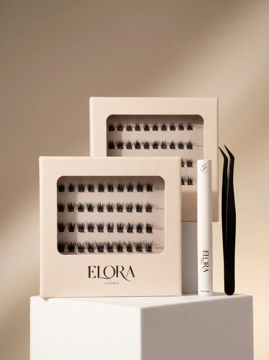 The Complete Set — 2 lash boxes, precision tweezer, and lash adhesive remover