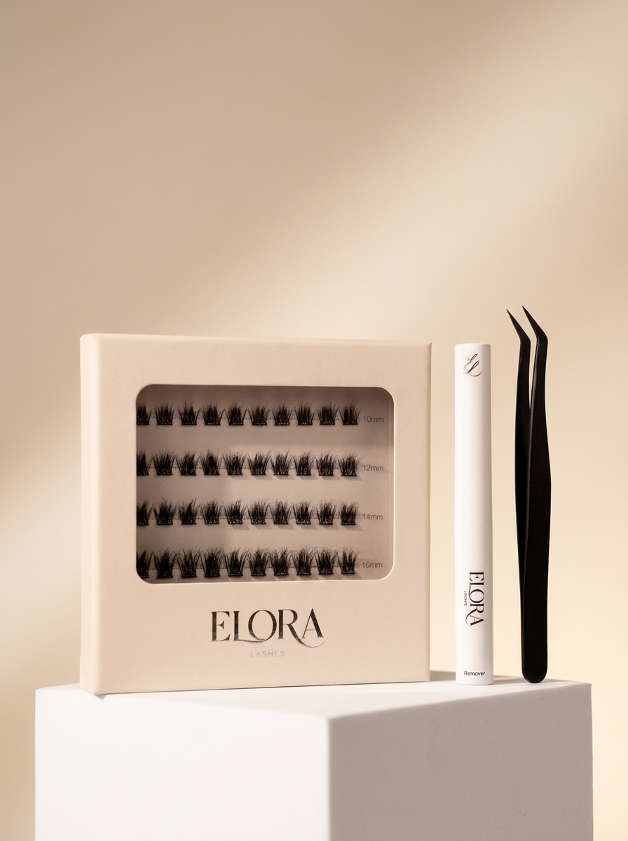 The Starter Kit – 1 lash box, precision tweezer, and lash adhesive remover